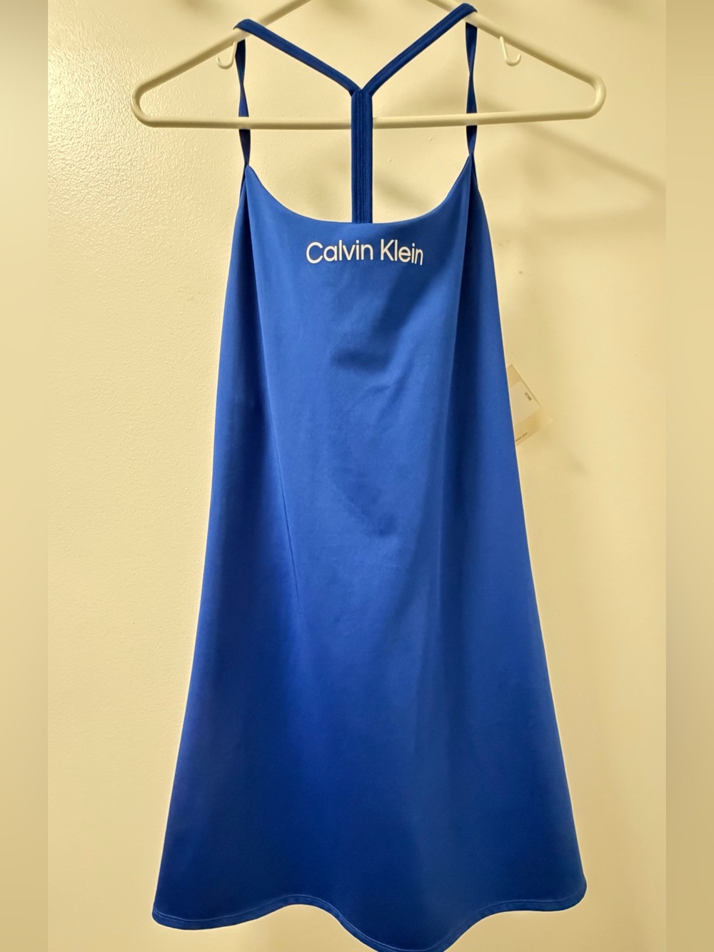 NWT Calvin Klein Performance Blue Racerback Active Dress M
